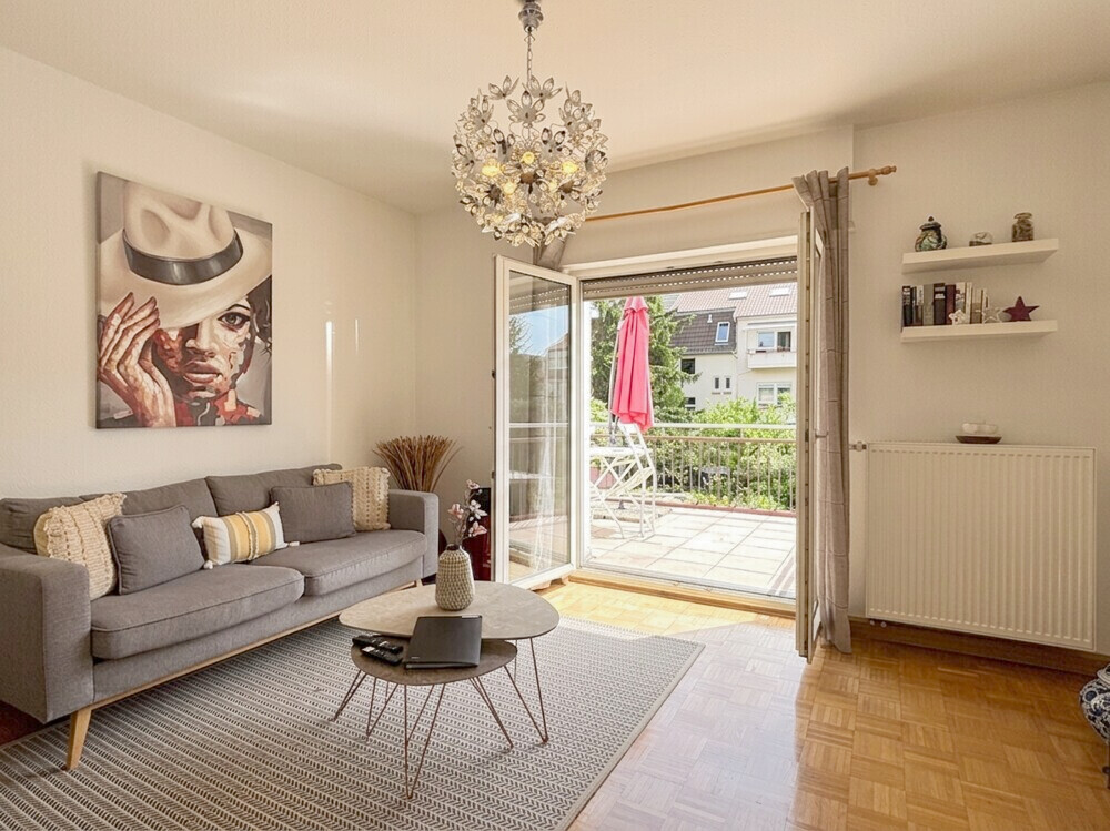 Moderne 2-ZKB Eigentumswohnung mit großem Balkon in Parknähe von Ludwigshafen-Friesenheim