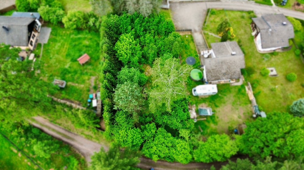 Wochenendgrundstück mit einer Größe von 800 m² in Hofstätten
