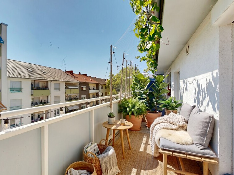 Tolle zentrale Lage – Moderne 3-Zimmer-Wohnung mit 2 Balkonen